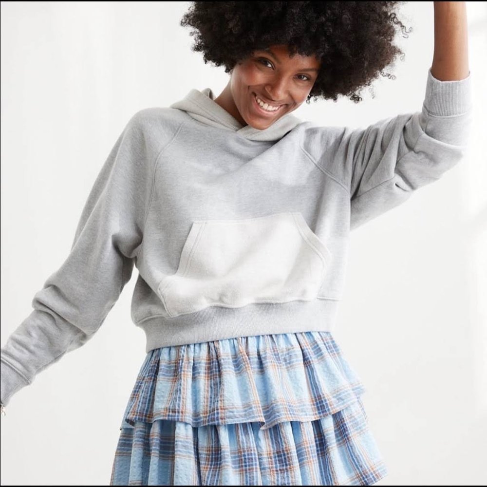 Aerie Cropped Hoodie Size XL